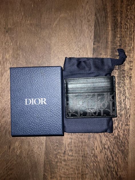 dior homme card case|christian Dior card wallet.